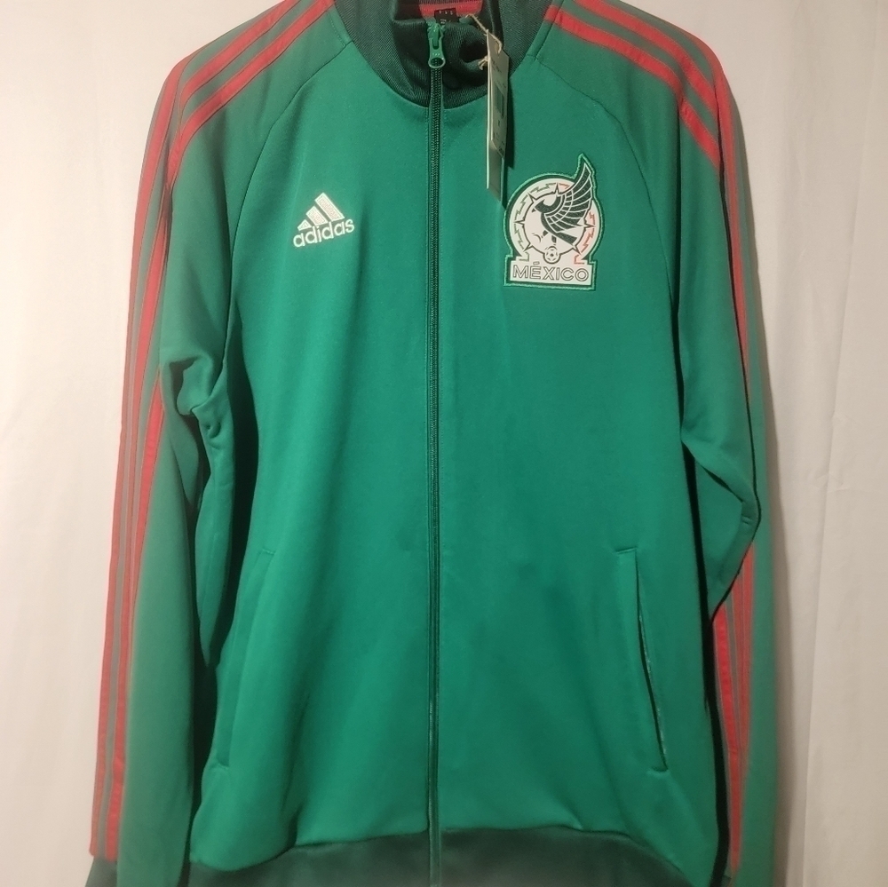 Adidas Team Mexico DNA TT Soccer Football Track Jacket HF1440 Men’s Size M